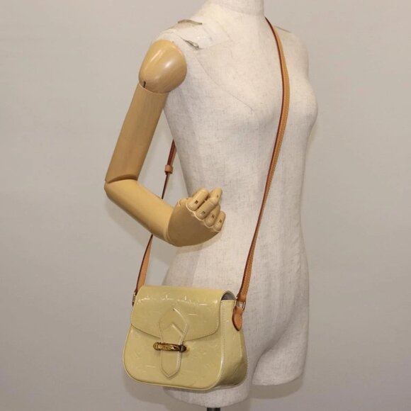 LOUIS VUITTON Monogram Vernis Bell Flower PM Bag Broncorail - Picture 1 of 16